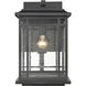 Armington 1 Light 18 inch Powder Coated Black Outdoor Wall Sconce